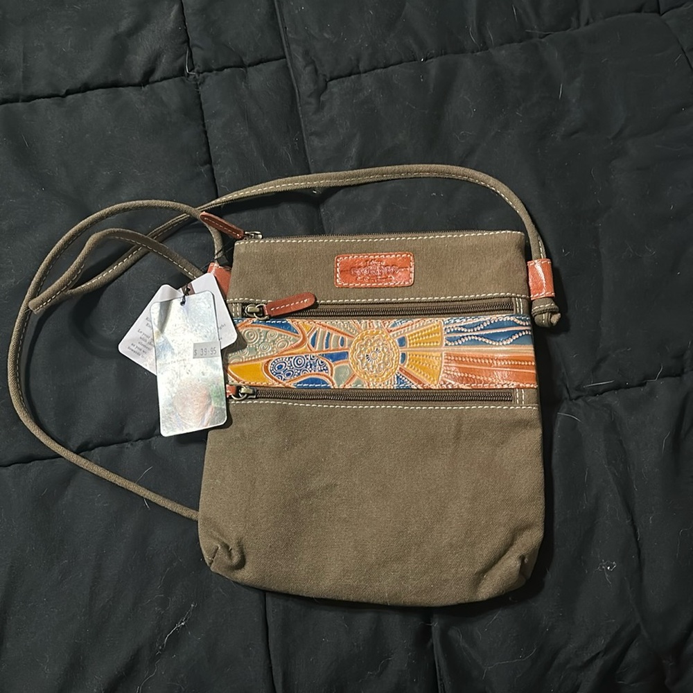 Hand painted crossbody!